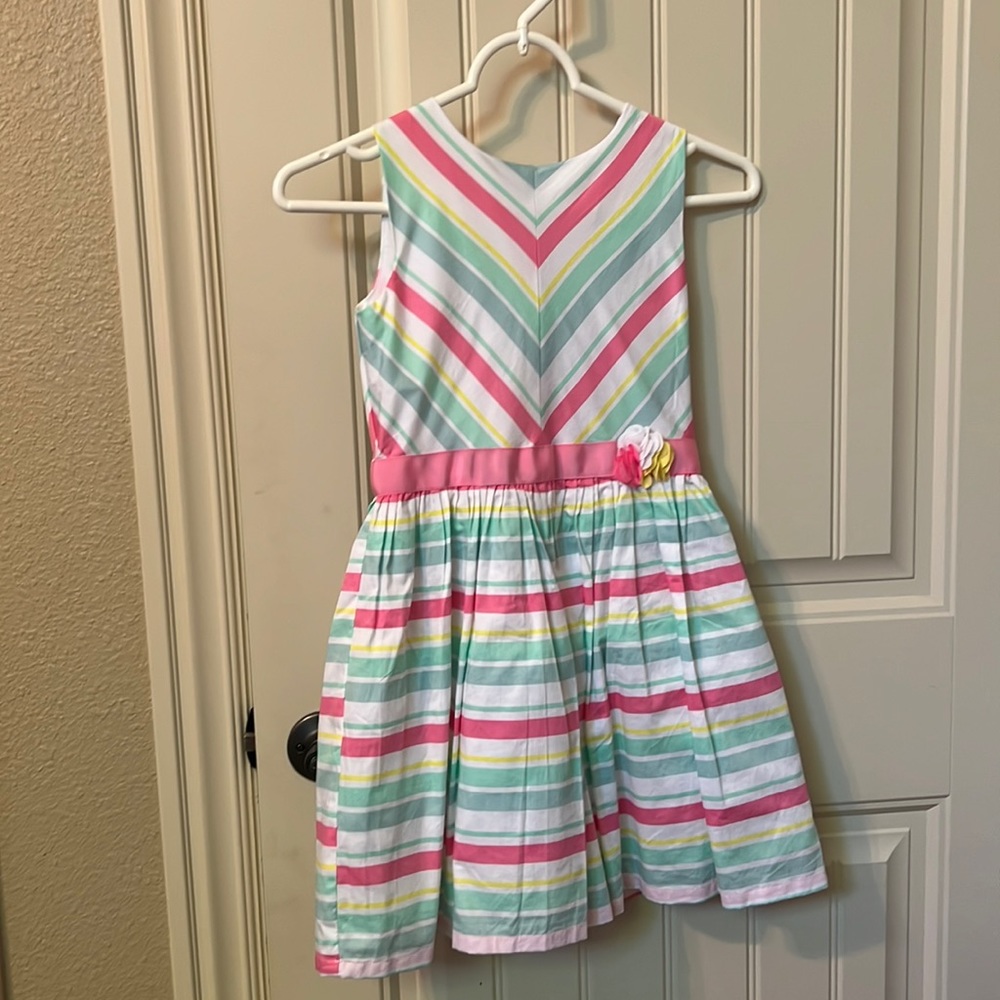 Striped cotton dress